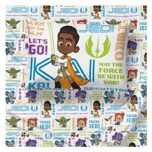 Star Wars Young Jedi Adventures Twin Sheet Set  Kids Sheet Set Twin Sheet Set